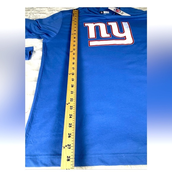 New York Giants Fanatics Mens Blue Large Pullover Hoodie New With Tags NFL - Picture 7 of 8